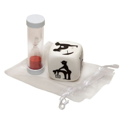 Diablo Picante Position Dice with 2-Min Hourglass Diablo Picante Position Dice with 2-Min Hourglass