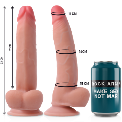 Rock Army Dual Density Leopard Dildo 23CM - image 8