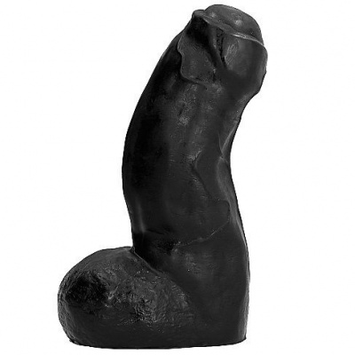 All Black Realistic Dong Black 17 CM - image 2