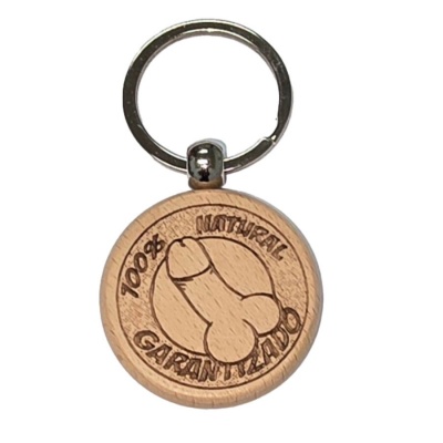 Wooden Penis Keychain Wooden Penis Keychain