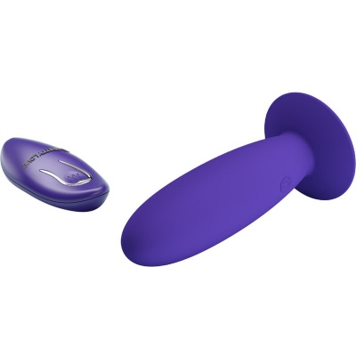 Pretty Love Youth Plug Anal Vibrator Remote Violet - image 2