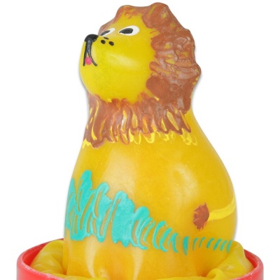 Condomerie Sitting Lion Hand-Painted Condom