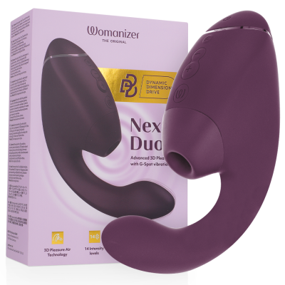 Womanizer Duo Next Dual Stimulator Dark Purple