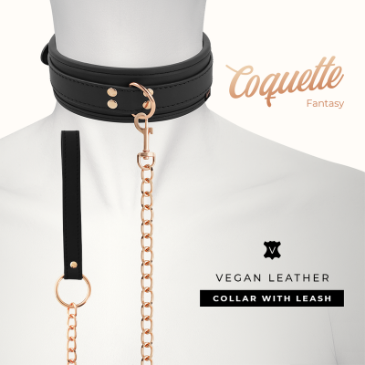 Coquette Chic Desire Fantasy Vegan Collar with Leash - image 2