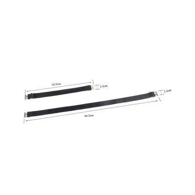 Subblime Adjustable Buckle Leg Rings Black - image 6