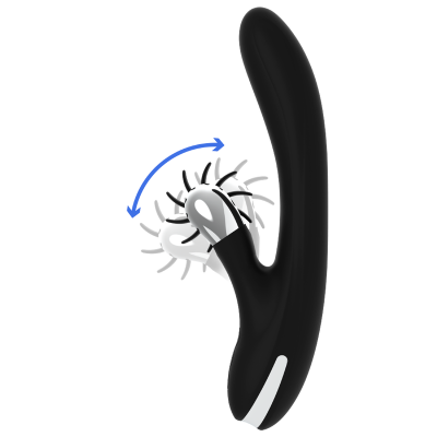 Black&Silver Bunny Johnny Vibrating Vibe