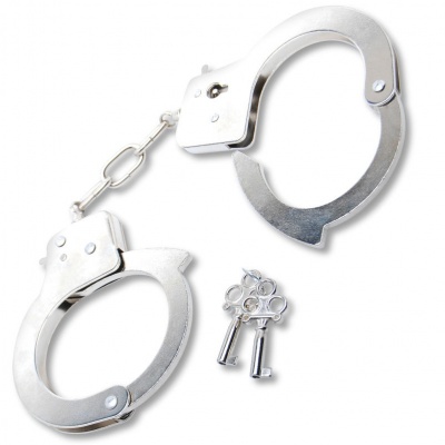 Pipedreams Fetish Fantasy Official Handcuffs Nickel-Plated - image 1