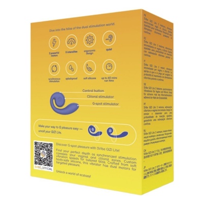 Snail Vibe - Gizi Lite Dual G-Spot & Clitoral Purple Vibrator - image 5