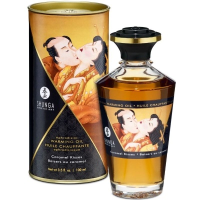 Shunga Caramel Heat Effect Massage Oil 100ml - image 1
