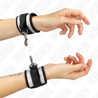 KINK Neoprene Wrist Cuffs Grey 23 x 5 cm - image 1
