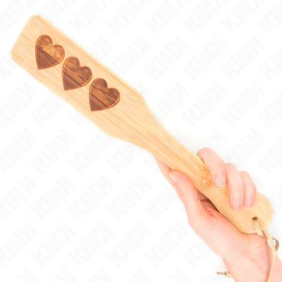 Kink Bamboo Pallet Heart Design 32 X 5.5 Cm - image 1