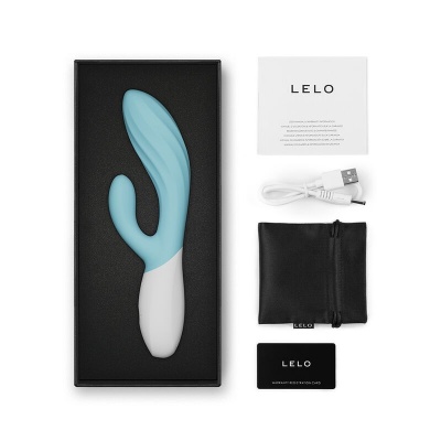 LELO INA Twist Rabbit Vibrator Blue - image 5