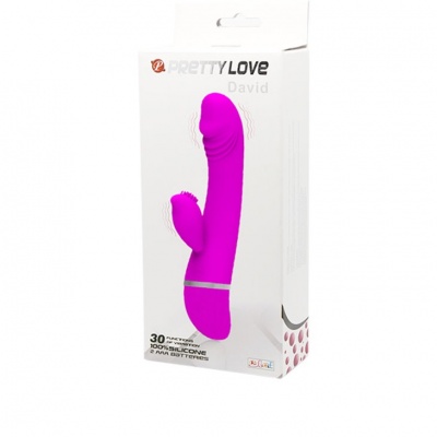 Pretty Love Flirtation David Rabbit Vibrator - image 8