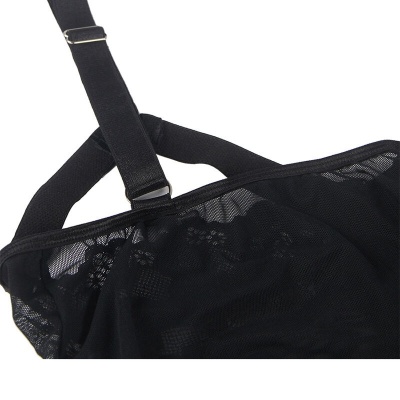 Subblime Teddy with Garter Strap Detail Black L/XL - image 9