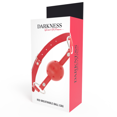 Darkness Red Breathable Ball Gag - image 4