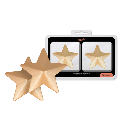 Coquette Chic Desire Nipple Covers Gold Stars - image 1