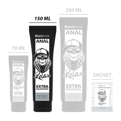 Black Hole Water-Based Dilation Gel 150ml - image 2