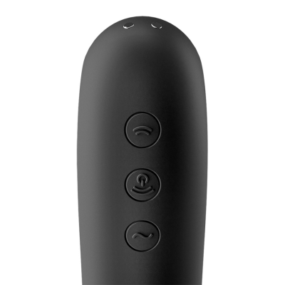 Satisfyer Dual Kiss Air Pulse Vibrator Black - image 3
