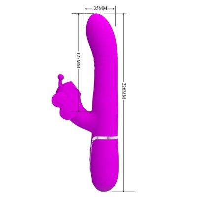 Pretty Love Multifunction Rabbit 4-in-1 Fuchsia - image 7