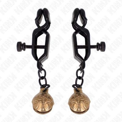 KINK - Bell Jaw Style Nipple Clamps Black 7 Cm - image 2