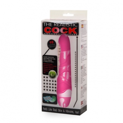 Baile Realistic Vibrator Pink 21.8cm - image 6