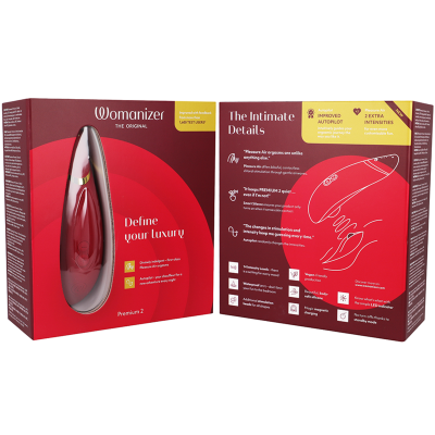Womanizer Premium 2 Clitoral Stimulator Bordeaux - image 7
