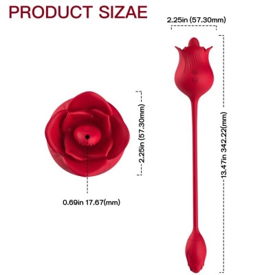 Armony Pink Clitoral Stimulator with Tail Red - image 4