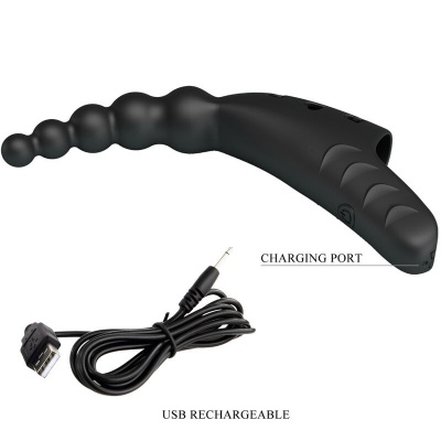 Pretty Love Jordin Finger Vibrator 10 Functions Black - image 9