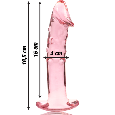Nebula Series Model 19 Pink Glass Dildo 18.5cm - image 3