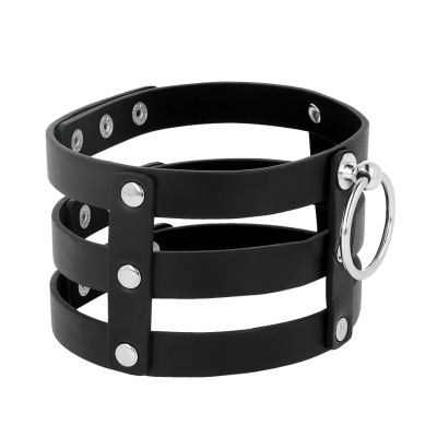 Coquette Chic Desire Fetish Vegan Leather Choker - image 3