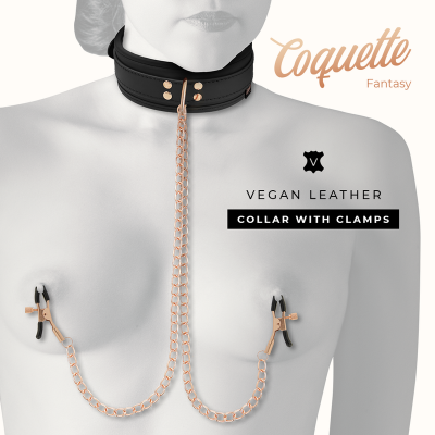 Coquette Chic Desire - Fantasy Nipple Clamp Necklace With Neoprene Lin - image 2