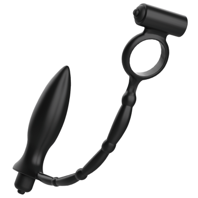 Addicted Toys Anal Plug with Vibrating Cock Ring