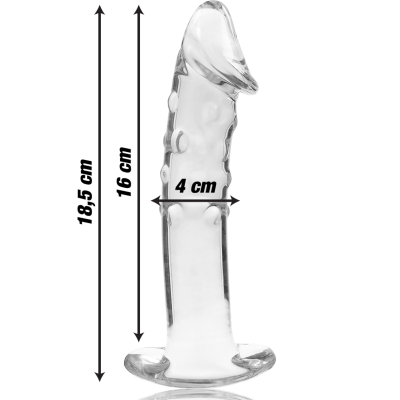 Nebula Series Model 19 Clear Glass Dildo 18.5cm - image 3