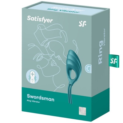 Satisfyer Swordsman Ring Vibrator Green - image 4