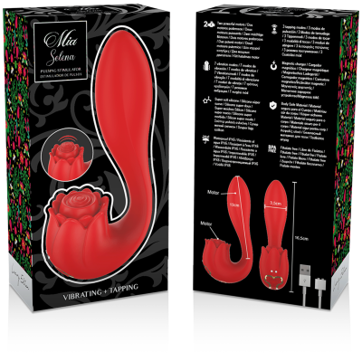 MIA Selena Red Stimulator Vibrating and Tapping - image 3