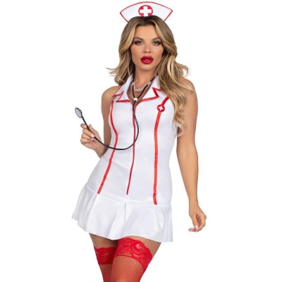 Leg Avenue Head Nurse Costume White M/L Leg Avenue Head Nurse Costume White M/L
