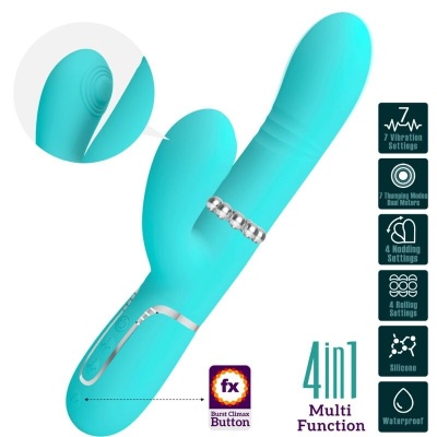Pretty Love Multifunction G-Spot Vibrator Aqua Green - image 3