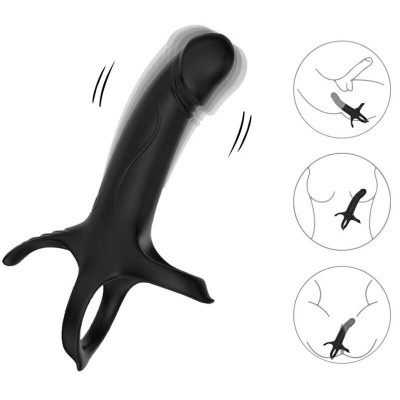 Armony Penis Ring with Vibrator Black 9 Modes - image 4
