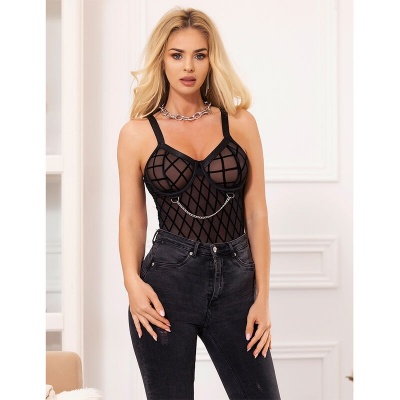 Subblime Body with Chains & Garter Belt Black S/M - image 11
