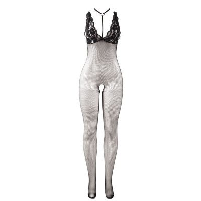Subblime Transparent Fishnet Crotchless Bodystocking, Black - image 5