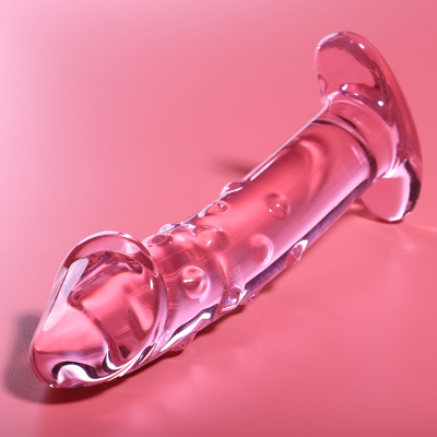 Nebula Series Model 19 Pink Glass Dildo 18.5cm
