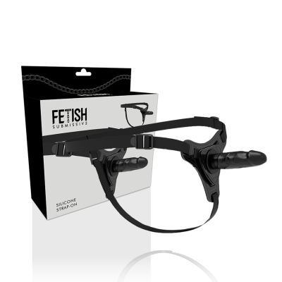 Fetish Submissive Harness Realistic Black 15 CM - image 2
