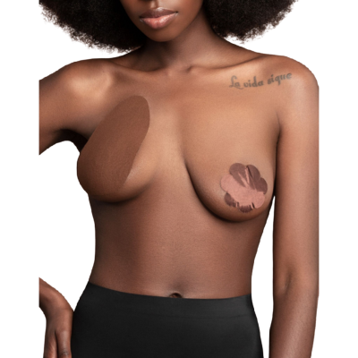 Bye Bra Breast Enhancer + 3 Satin Covers Cup D/F - image 3