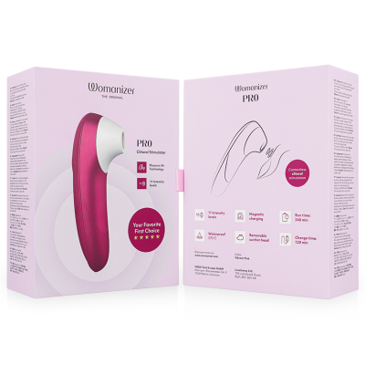 Womanizer Pro Clitoral Stimulator - Pink - image 7