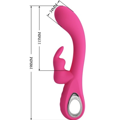 Pretty Love Novak Rabbit Vibrator Pink - image 9