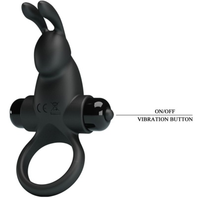 Pretty Love Vibrating Ring + Rabbit Clitoral Stimulator - image 4
