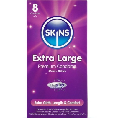 Skins - Extra Large Premium Condoms Pack 8 - image 1