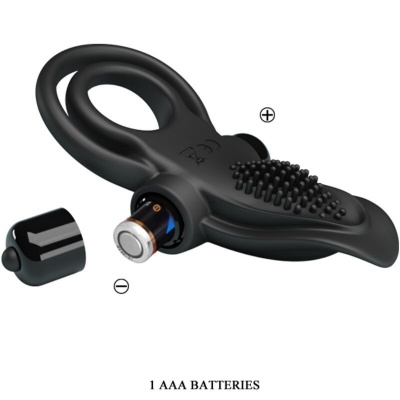 Pretty Love Double Vibrating Ring w/ Clitoral Stimulator - image 6