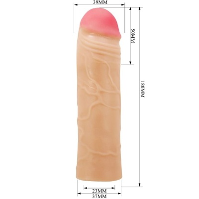 Pretty Love Chane Penis Extender Cover Flesh - image 4