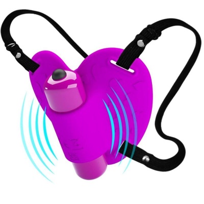 Pretty Love Heartbeat Clitoris Massager 10 Mode Purple - image 1